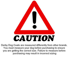 Derby Originals Ruff-Pup coat keeps your dog dry and comfortable.