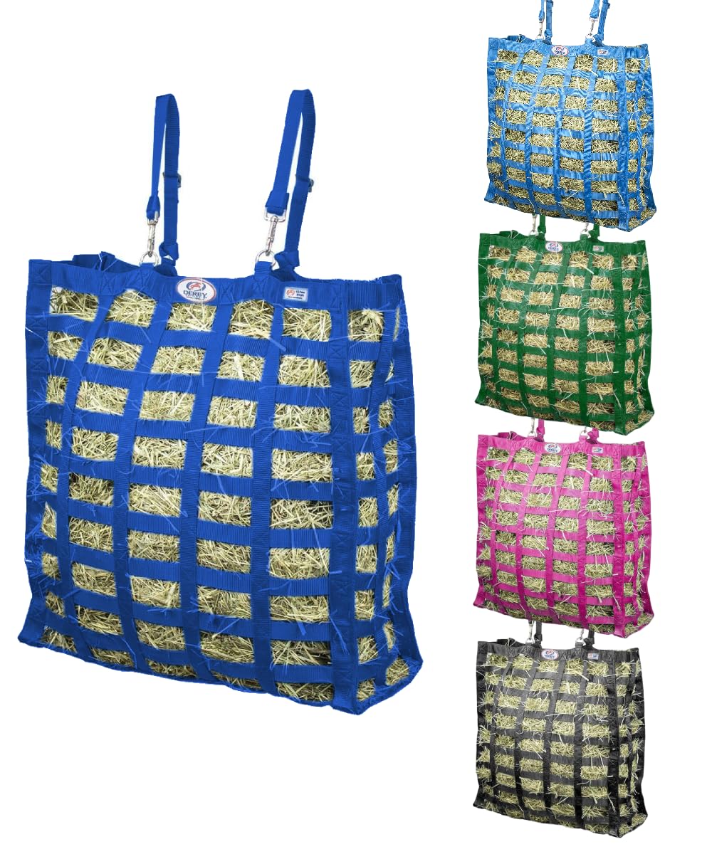 Derby Originals Supreme four-sided hay bag front view supports slow feeding and steady grazing.