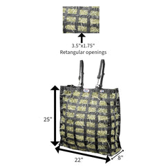 Derby Originals Supreme hay bag openings show reduced waste and smoother feeding.