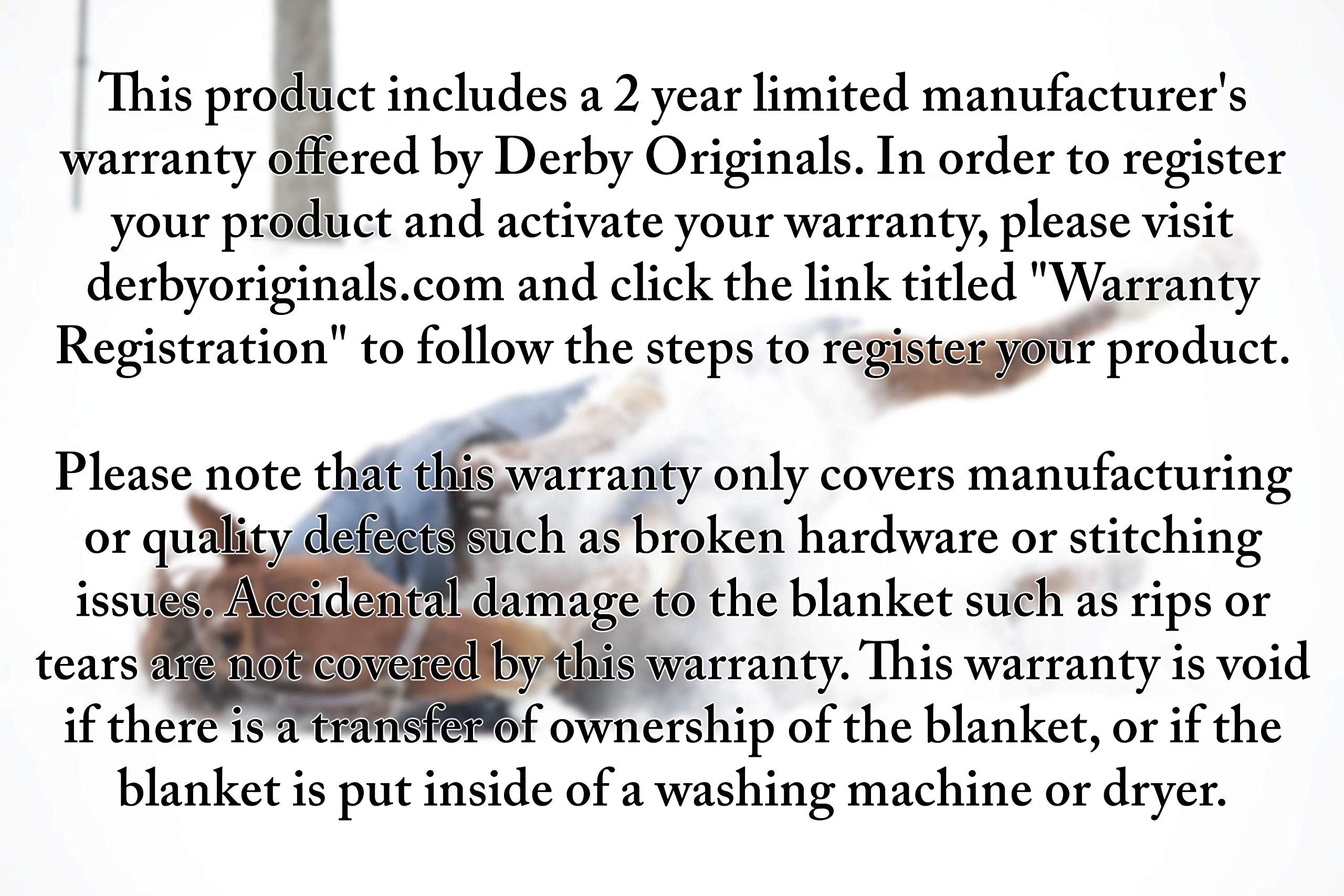 Derby Originals waterproof 1200D outer shell highlights rugged protection.