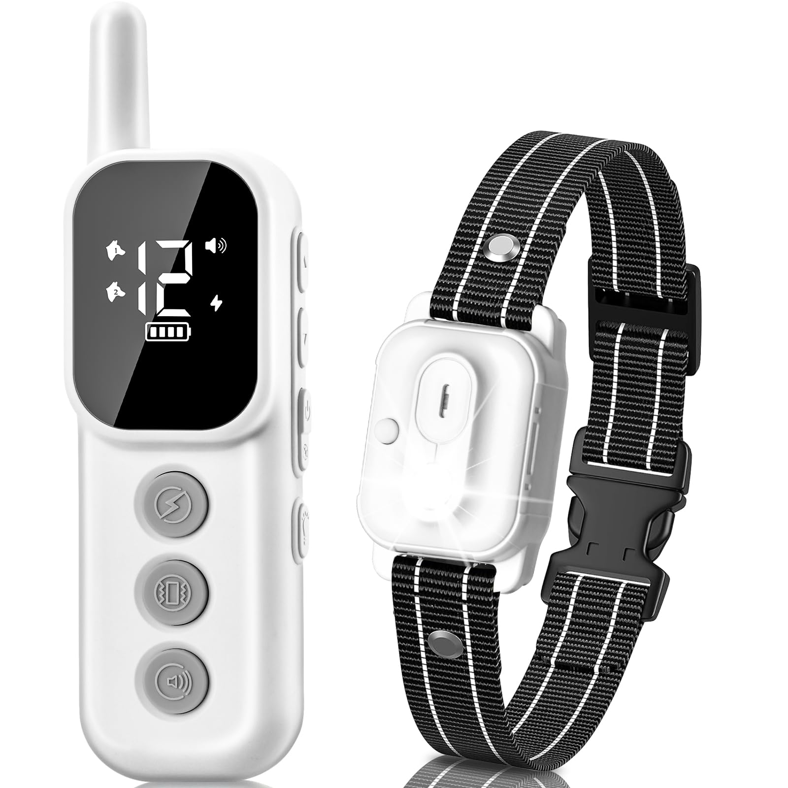 Dergo dog shock training collar with remote enables confident off-leash control