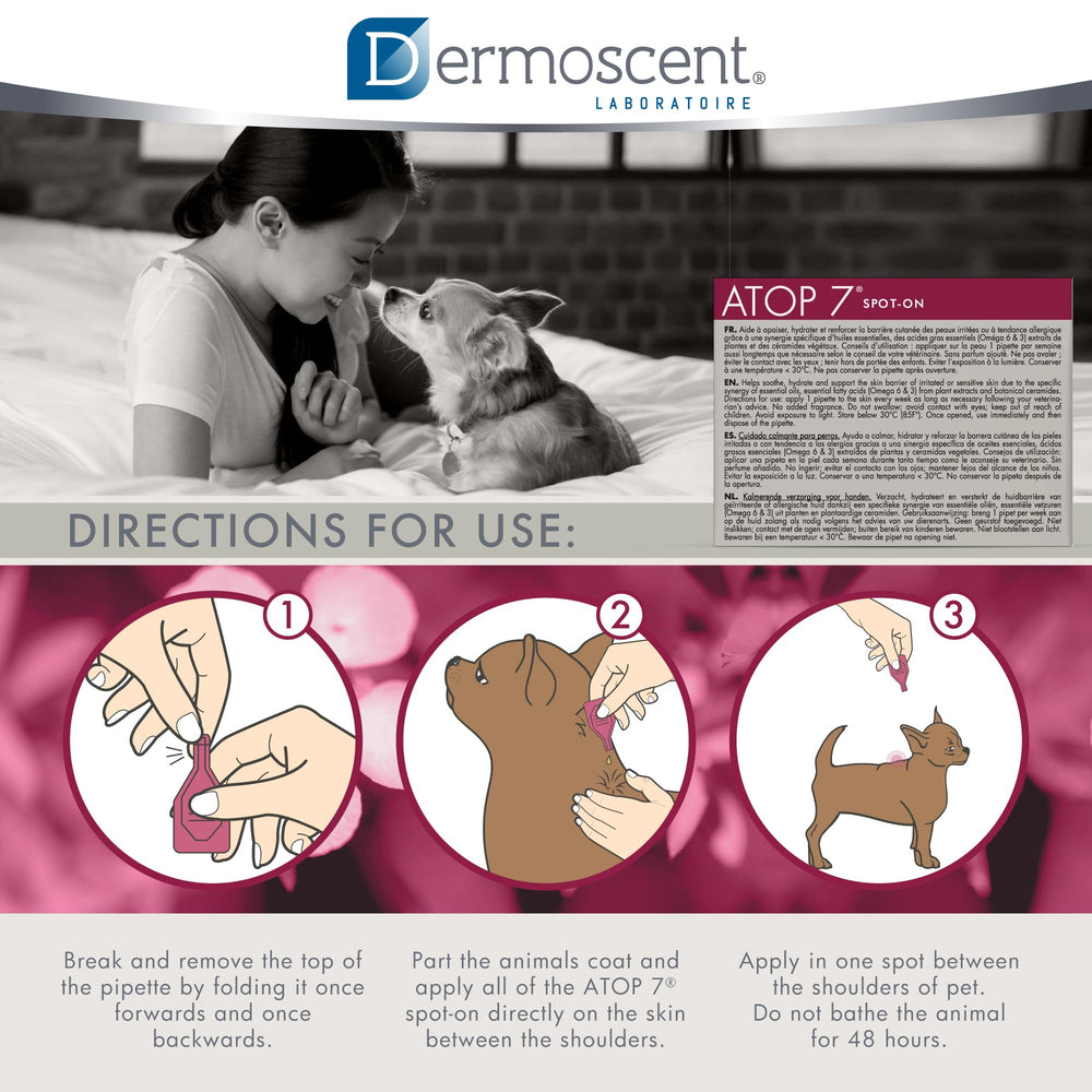 Dermoscent ATOP 7 spot-on compatible with ATOP 7 shampoo
