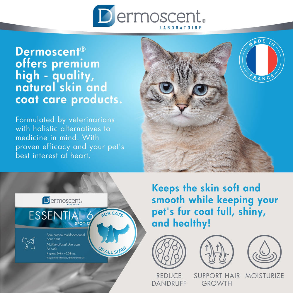 Dermoscent Essential 6 herbal-blend featuring rosemary and lavender aroma