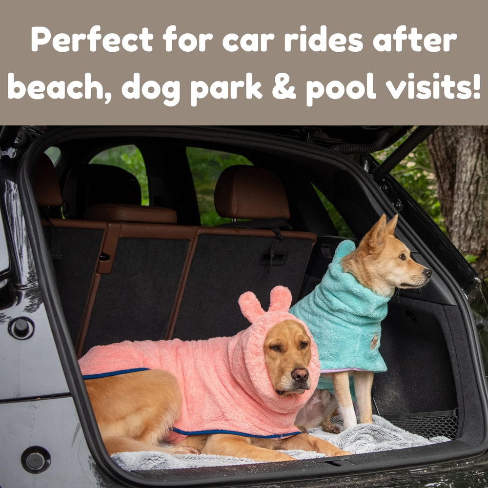 DERPYCHAPPY premium dog towel robe machine washable for everyday use