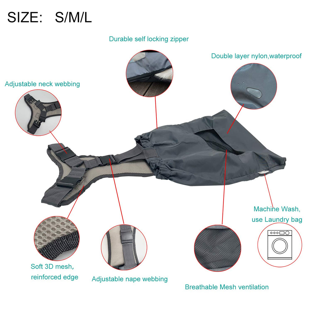 derYEP Dog Drag Bag is machine washable for easy care