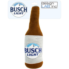 design LAB, Inc. Busch Light 12in plush bottle toy for interactive fetch and cuddling