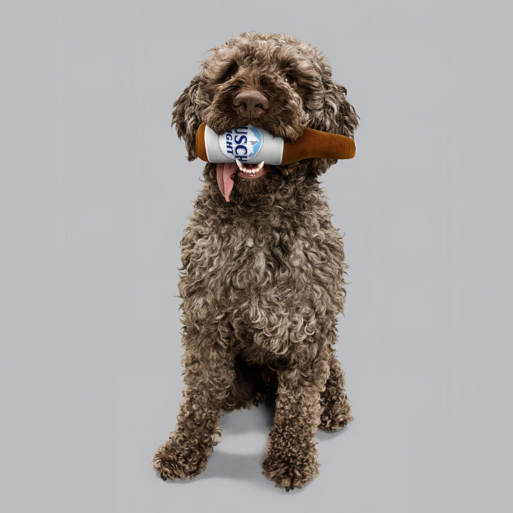 design LAB, Inc. Busch Light toy ideal for medium to large dogs during play