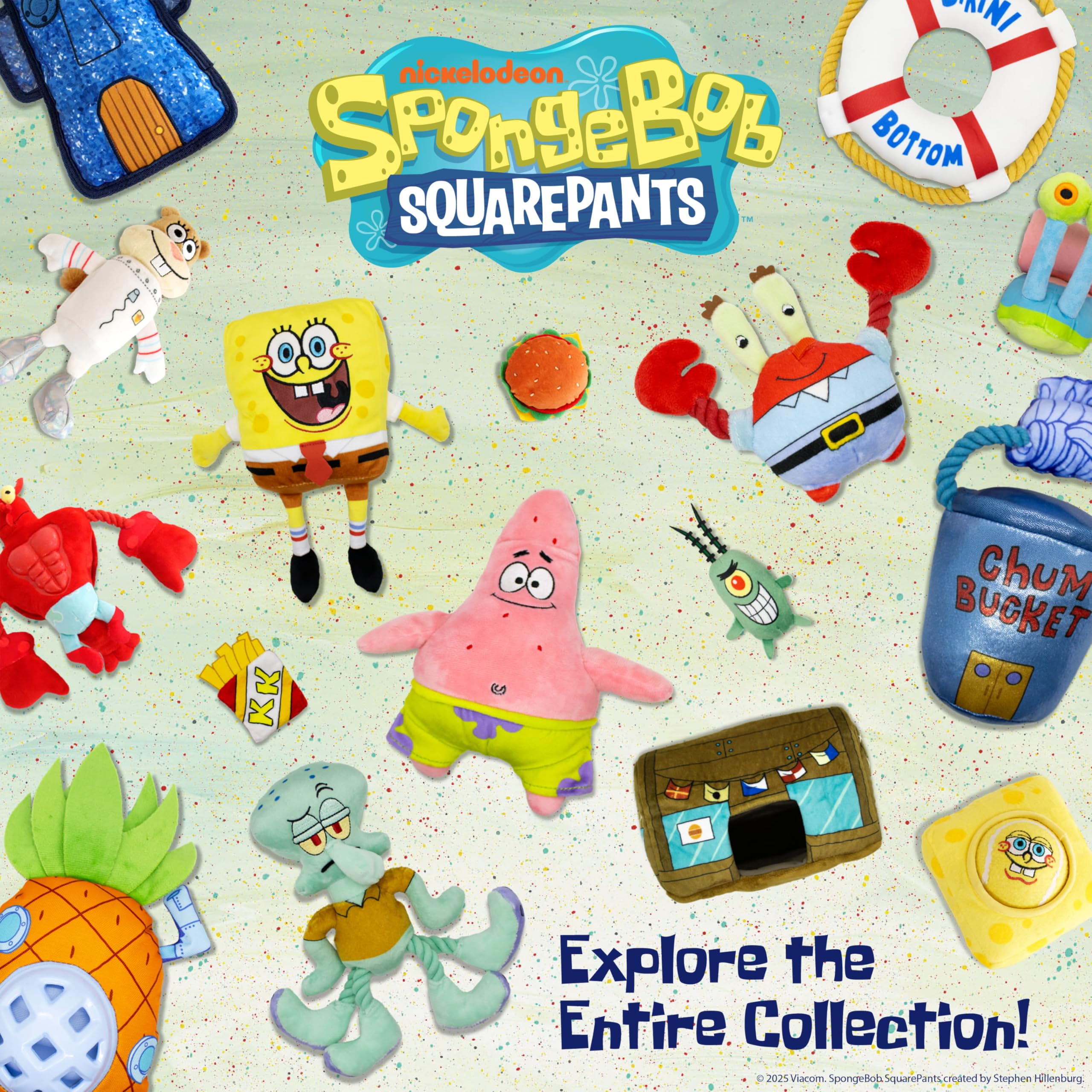 design LAB, Inc. SpongeBob-gift-packaging image shows ready-to-gift packaging for SpongeBob fans.