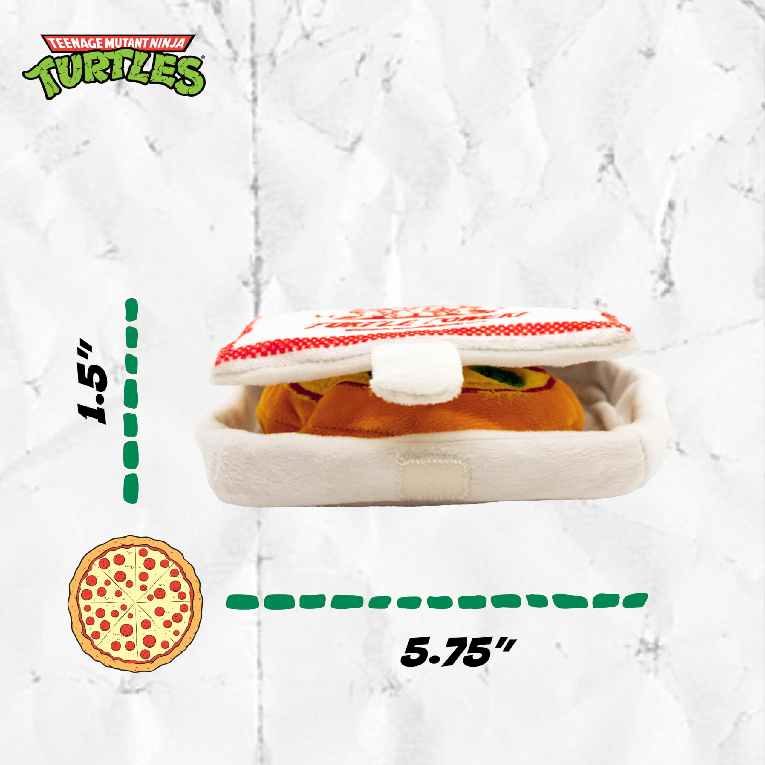 design LAB, Inc. TMNT durable stitching closeup emphasizes long-lasting chews and everyday play.