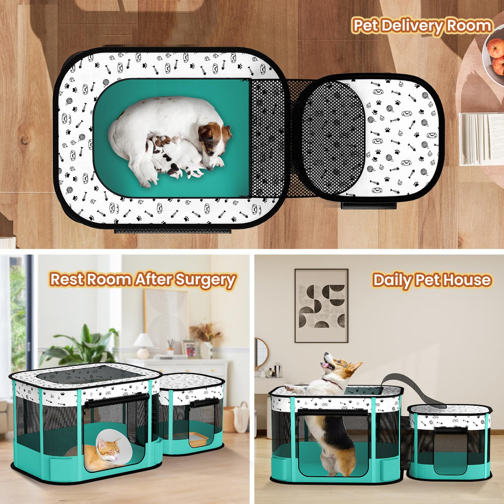 DESELL small playpen 22.5x18x18 inches for compact spaces