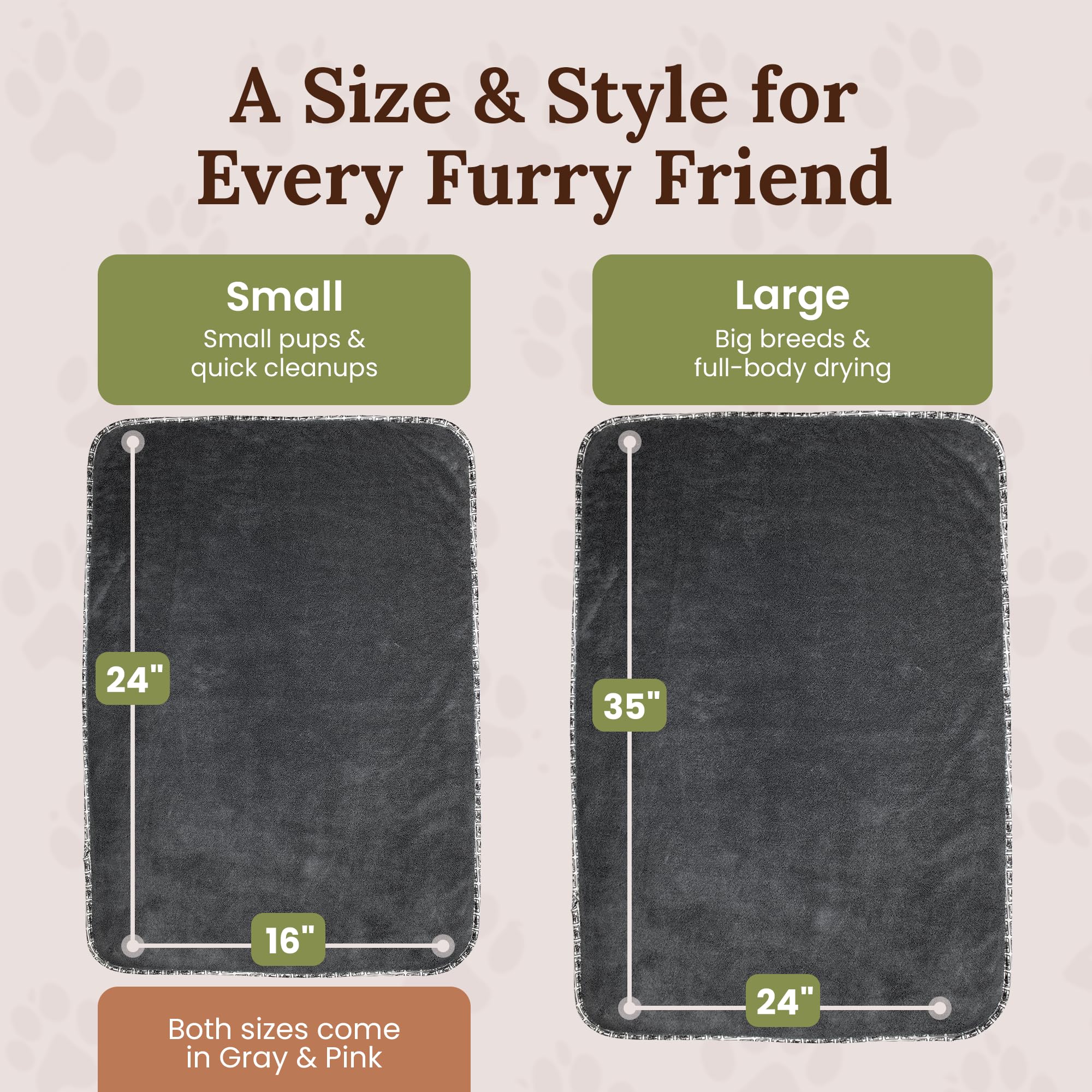 Devil Dog Microfiber towel is machine-washable for easy care.