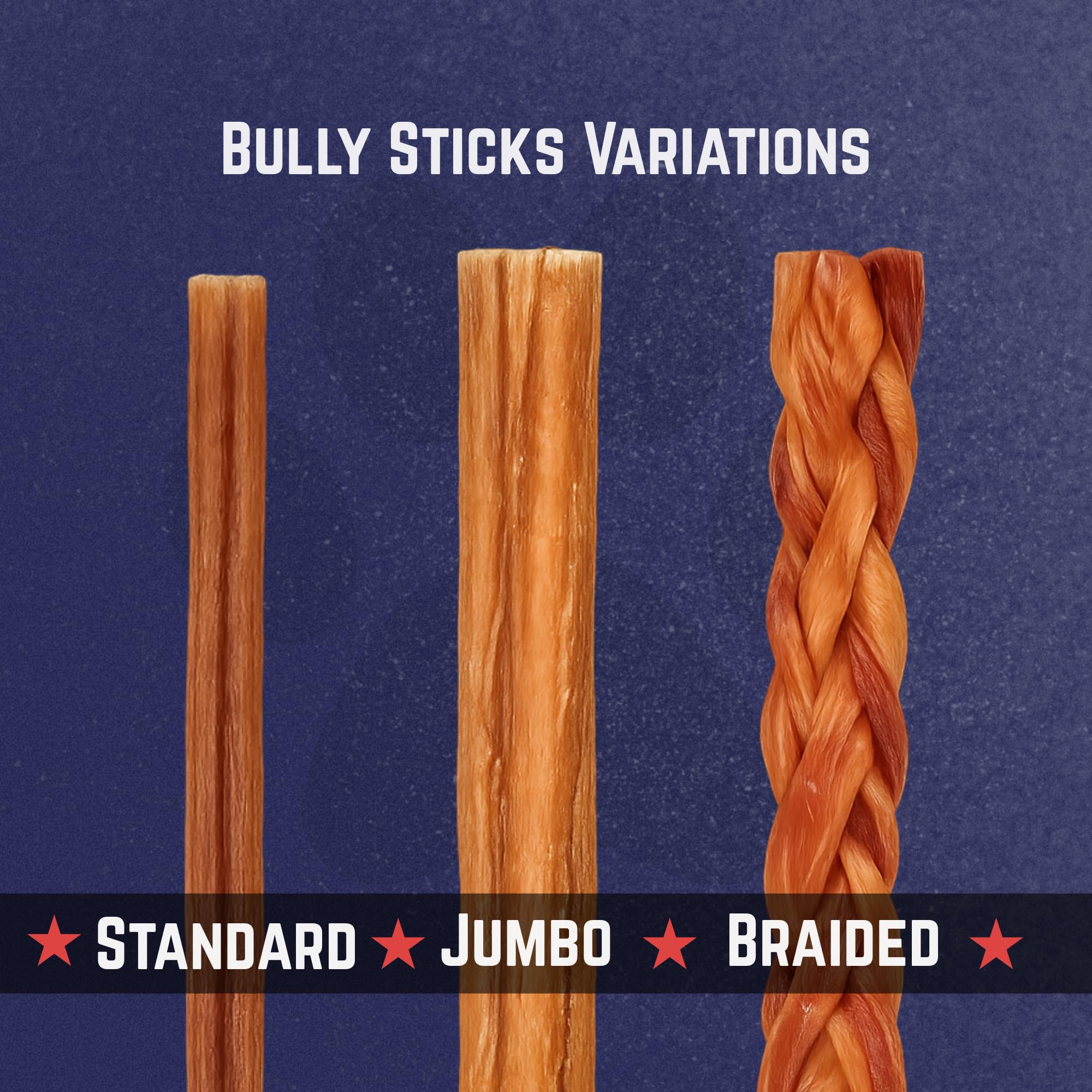 Devil Dog Pet Co. Bully Sticks safe for teething puppies and chewers.