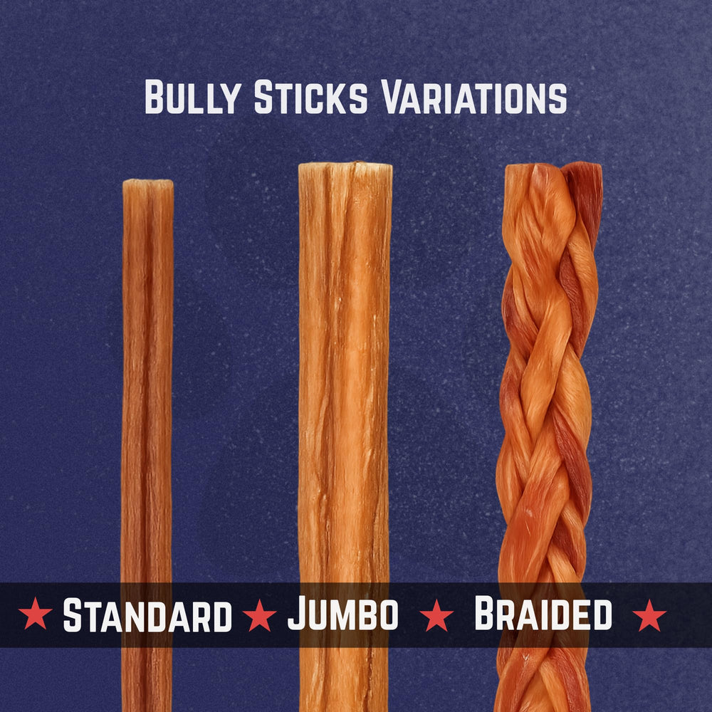 Devil Dog Pet Co. Bully Sticks safe for teething puppies and chewers.