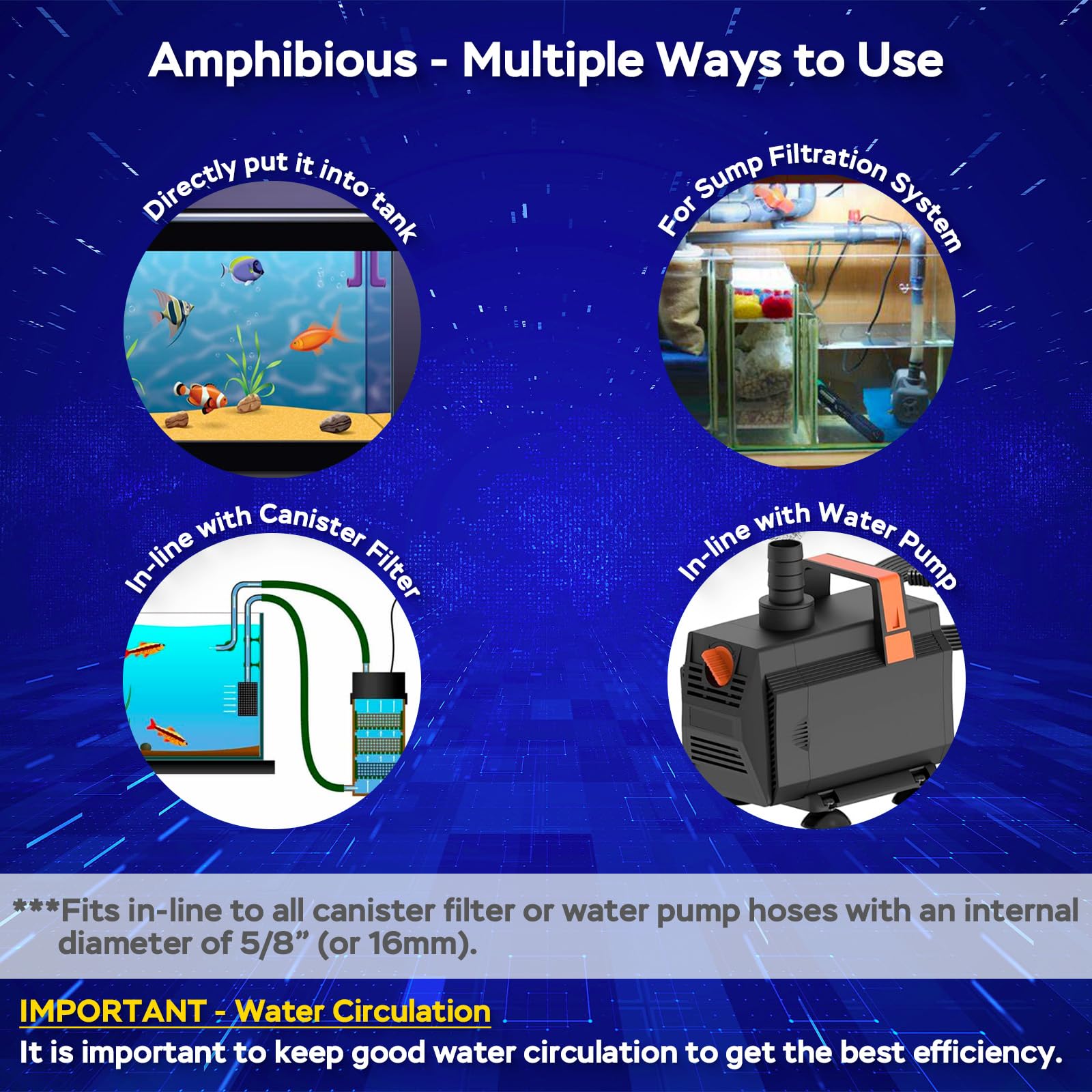 Devopet fully sealed epoxy waterproof housing suitable for in-tank and in-line use.