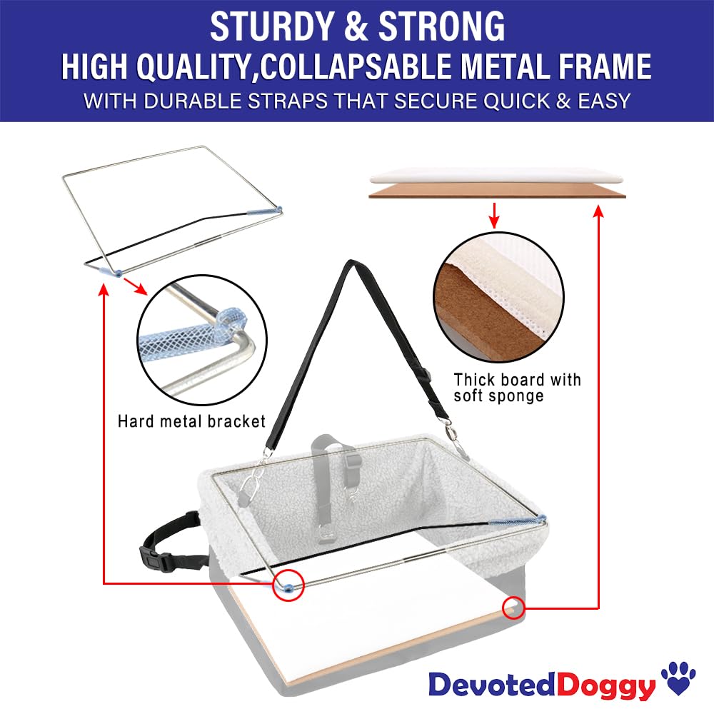 Devoted Doggy Deluxe liner is machine washable for quick cleanup.