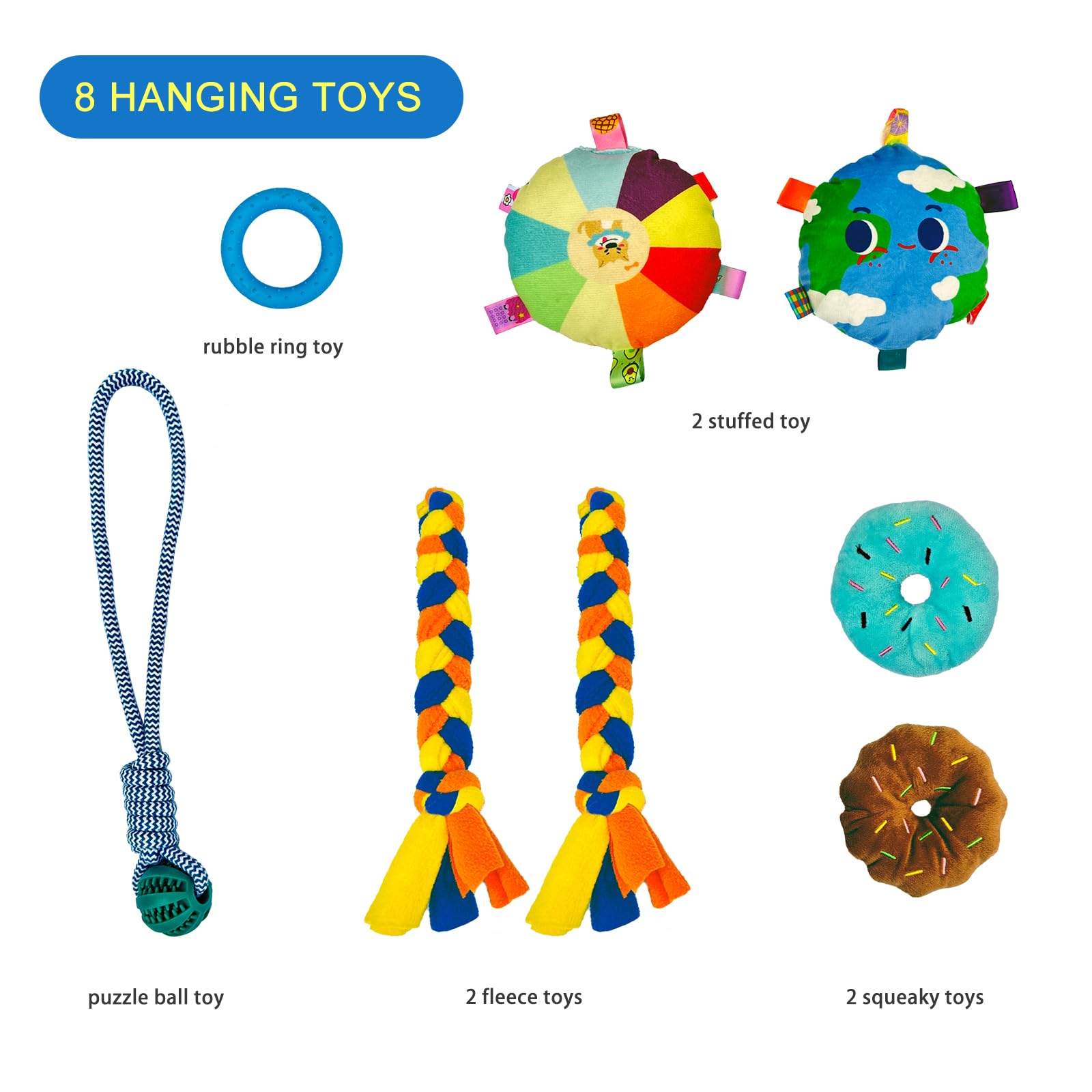 Dewonch Puppy Play Gym assembly demonstrates tool-free setup indoors.