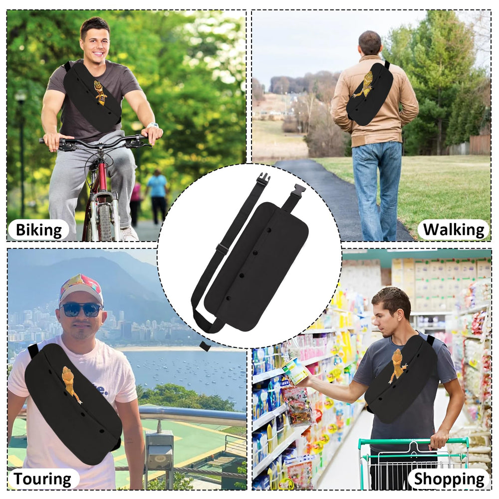 Dexspoeny compatible with geckos and chameleons for safe leash-walking