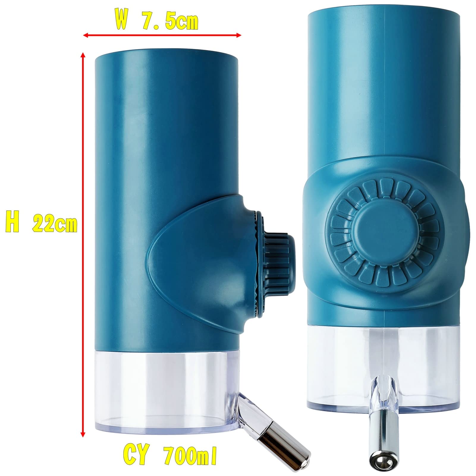 DEYACE water bottle uses chew-resistant ABS for durability