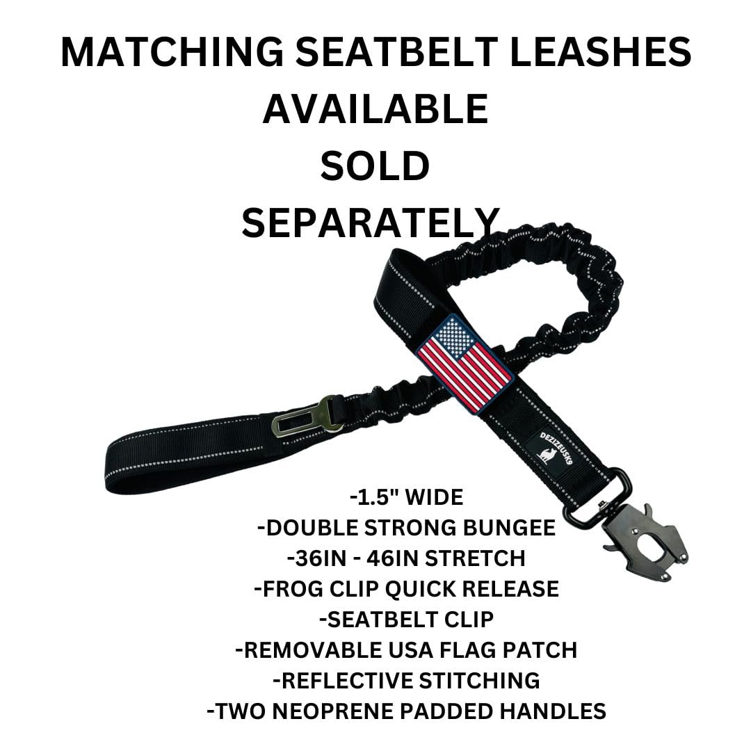 DEZIZEUSK9 reflective stitching for improved visibility in low light.