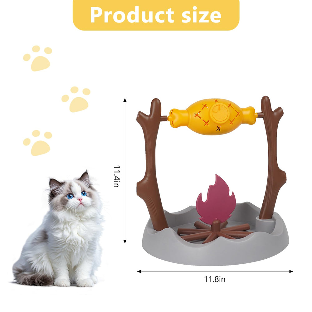 DFQ Cat BBQ Toy cognitive-play boosts curiosity and grabbing skills through interactive puzzles.