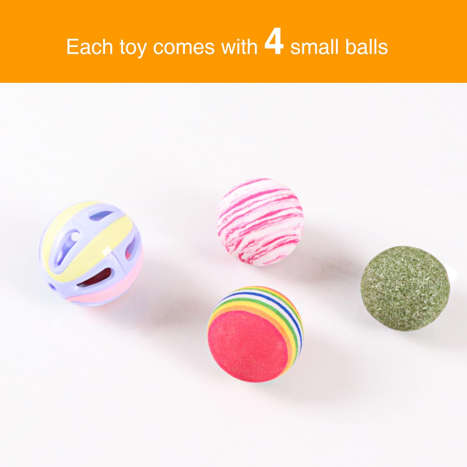 DI BI GRAMAS Cat Interactive Box Puzzle Toy inside-ball placement demonstrates interactive hunting play