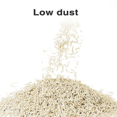 DI BI GRAMAS tofu cat litter clumping—easy cleanup with quick-dissolving clumps.
