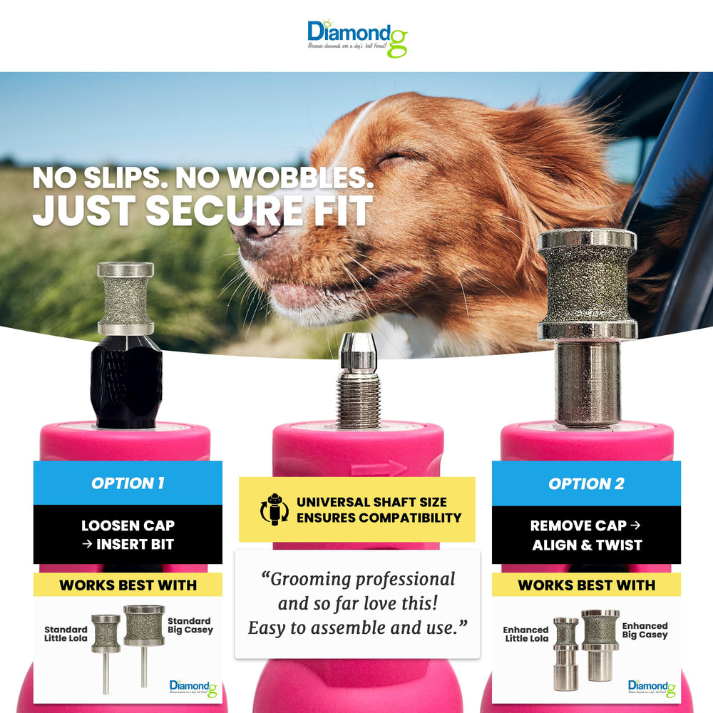 Diamondg cordless nail grinder ergonomic grip supports comfortable trimming angles.