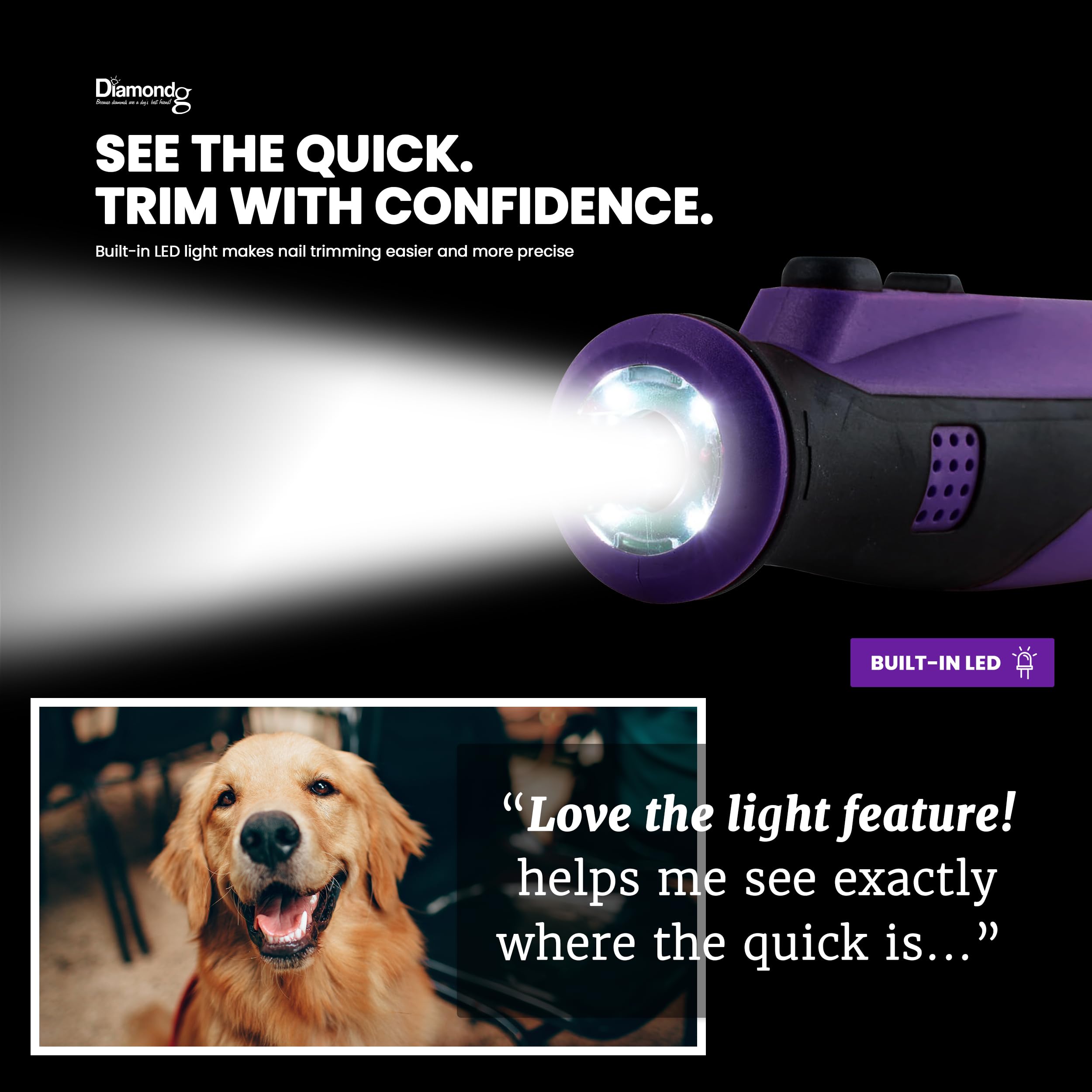 Diamondg dog nail grinder high-torque DC motor delivers smooth grinding