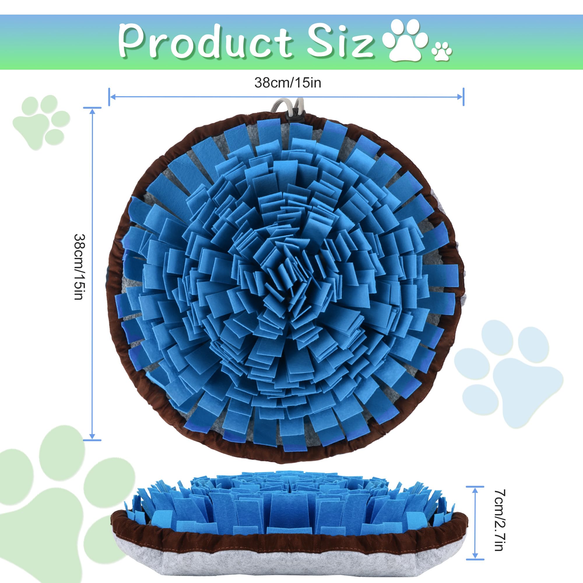 DiDiBirDi snuffle mat soft-material comfort aids gentle enrichment during meals.