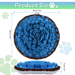 DiDiBirDi snuffle mat soft-material comfort aids gentle enrichment during meals.