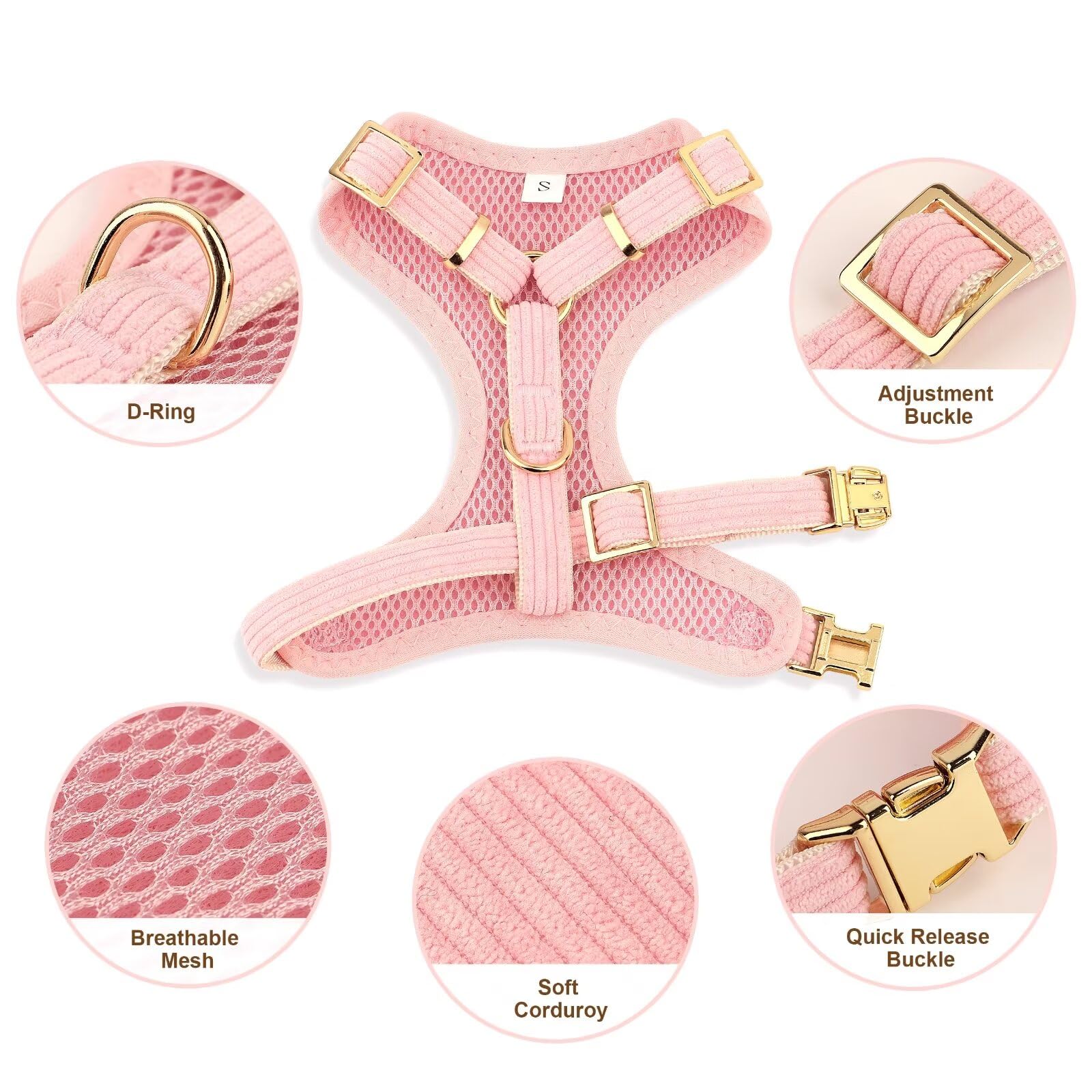 Didog escape-proof design harness for secure outdoor safety