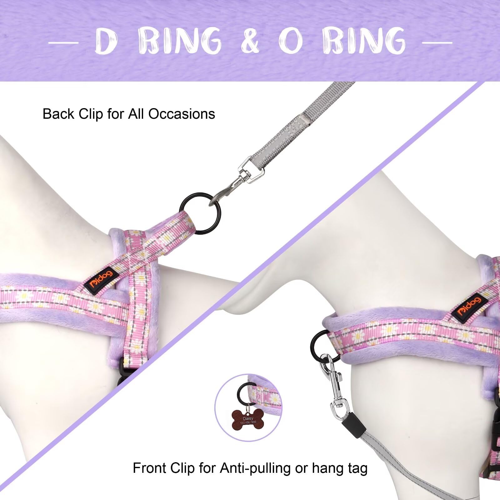 Didog soft padding closeup highlights cozy comfort against skin