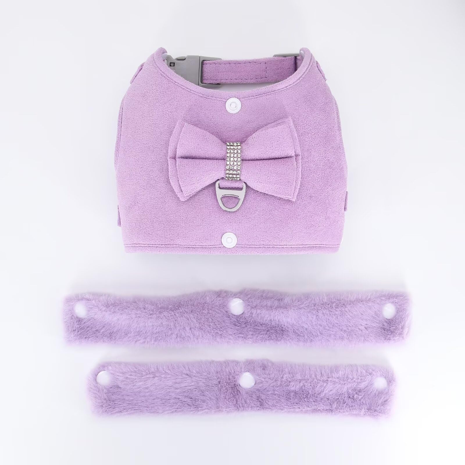 Didog soft plush lining provides gentle comfort inside the harness