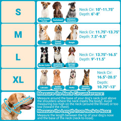 Didopet dog cone elastic loops secure daily collar for stability