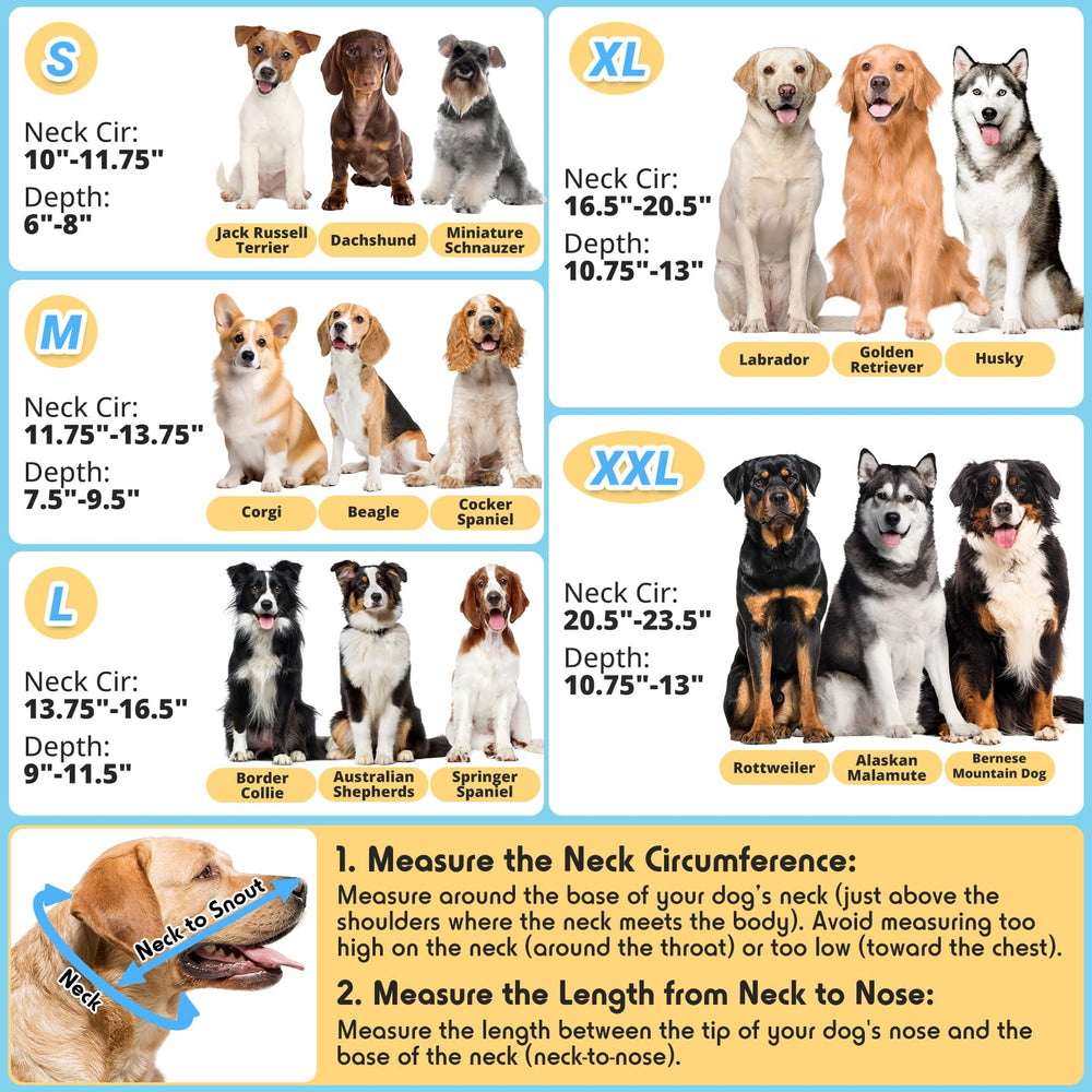 Didopet dog cone soft-padding-neck-cushion reduces rubbing during recovery.