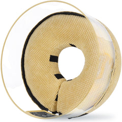 Didopet soft inflatable dog cone setup shows gentle recovery protection.