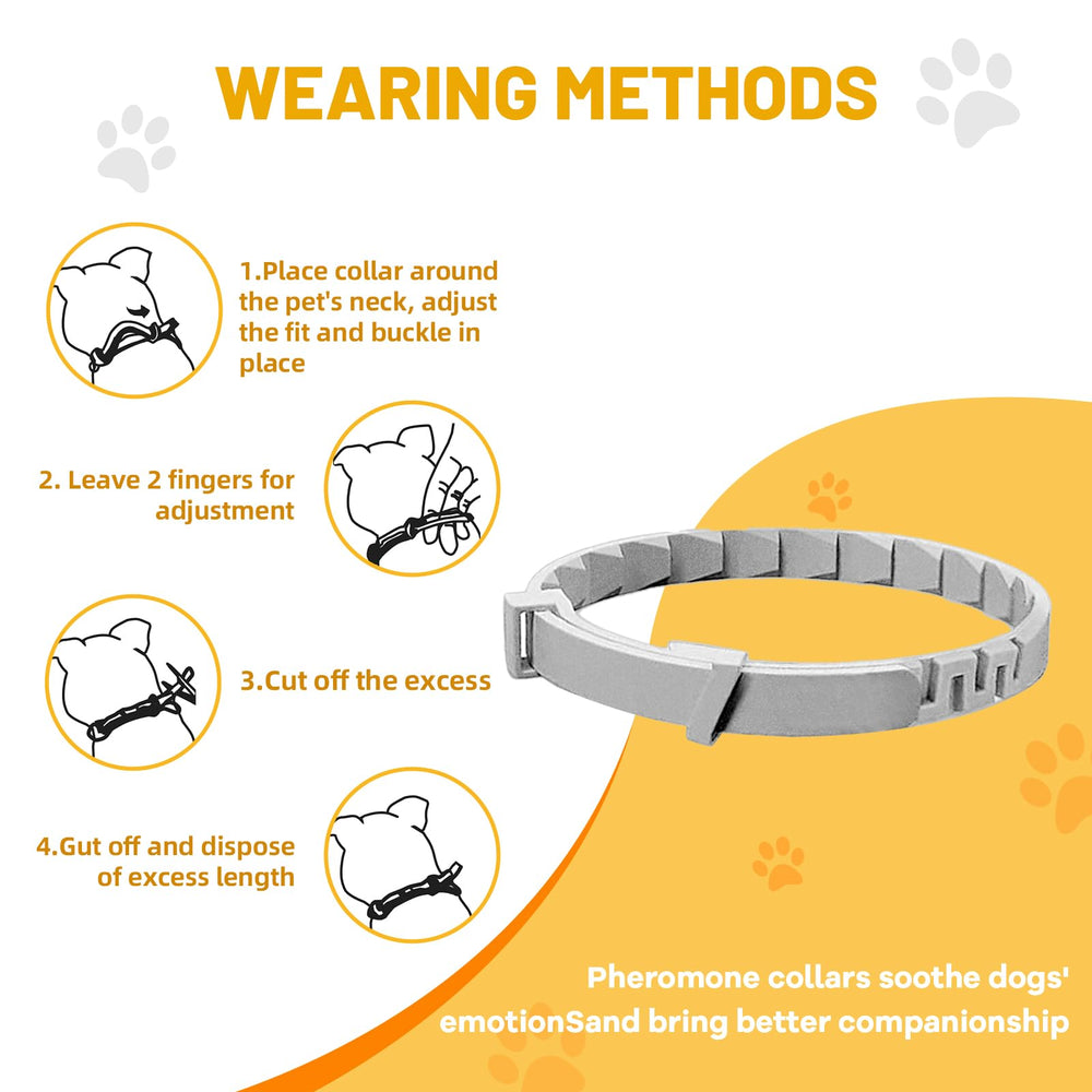 Die-matic calming collar cuttable design image shows easy sizing for precise comfort