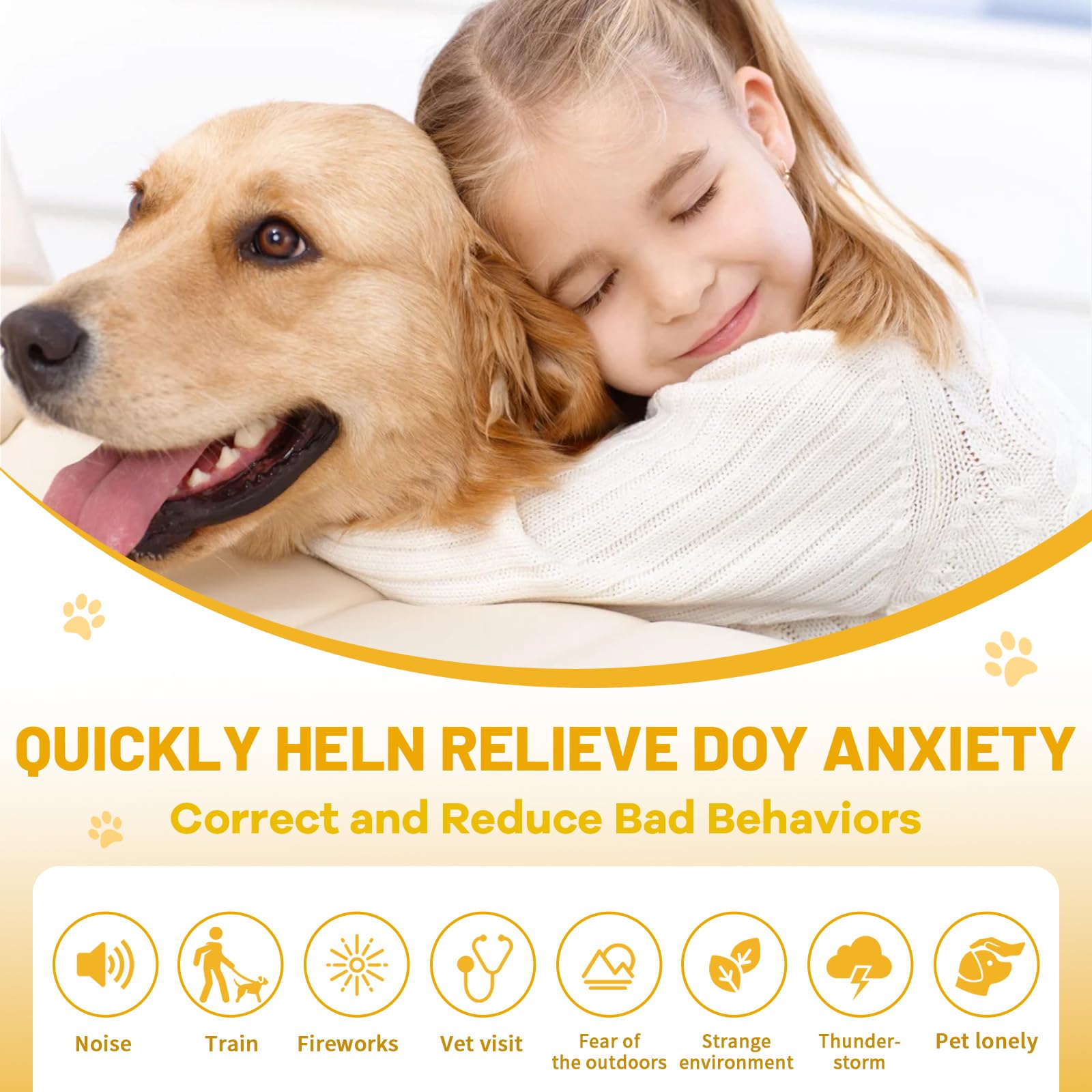 Die-matic calming collar pheromone technology close-up highlights natural-sensing calming delivery