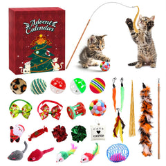 Digchti 2025 Cat Advent Calendar box with 24 days of toys for playful cats.