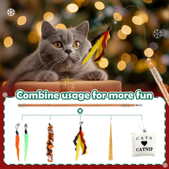 Digchti colorful mice toy set provides stimulating pounce and batting fun.