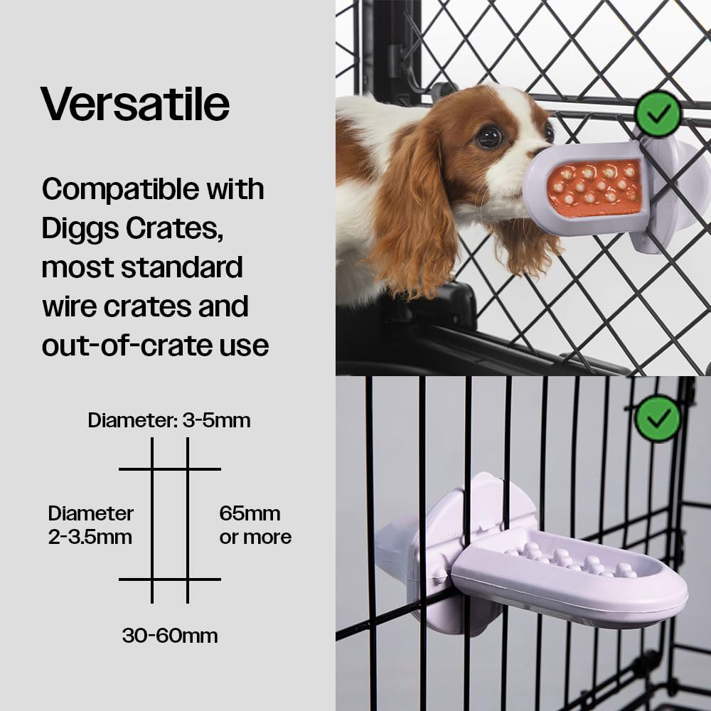 Diggs Groov Crate soothes nervous dogs during crate time