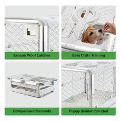 Diggs Revol diamond mesh design keeps paws safe and anxious dogs secure.