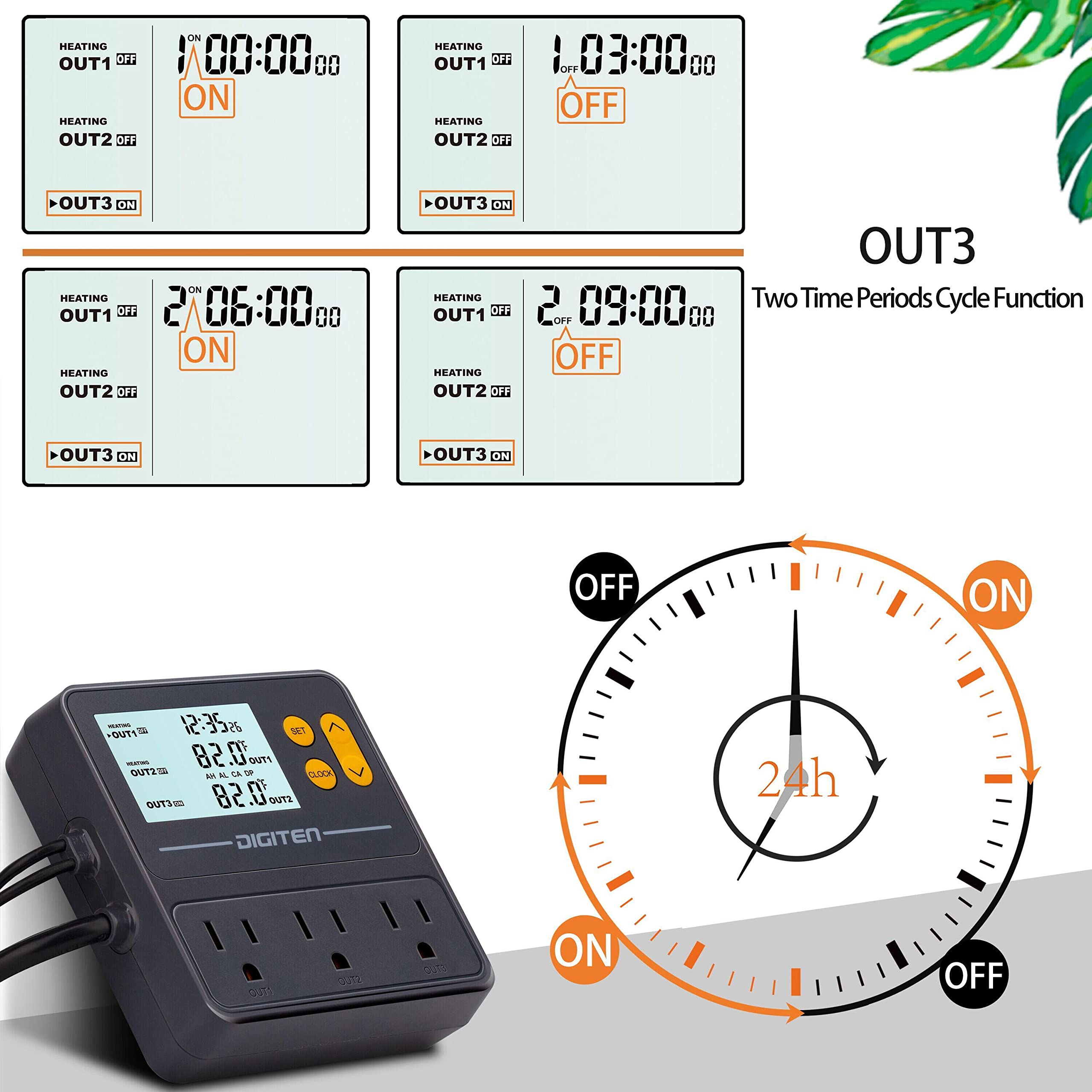 DIGITEN plug-and-play setup ready for terrarium installation.
