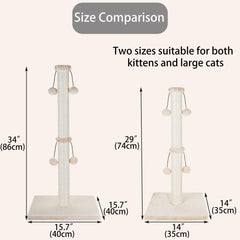 Dimaka heavy-chipboard base with plush cover provides stable, wobble-free scratching