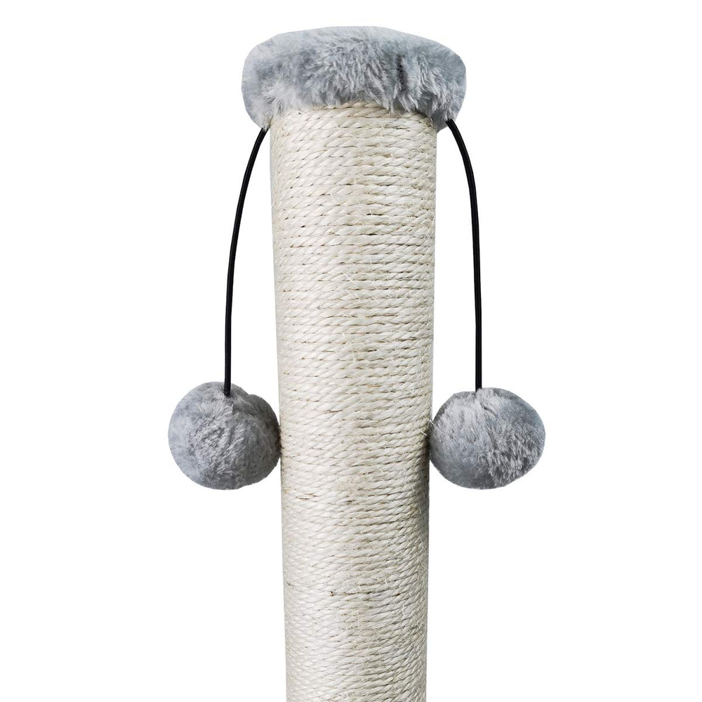 Dimaka tall 29-inch design fits large kittens and adult cats alike.