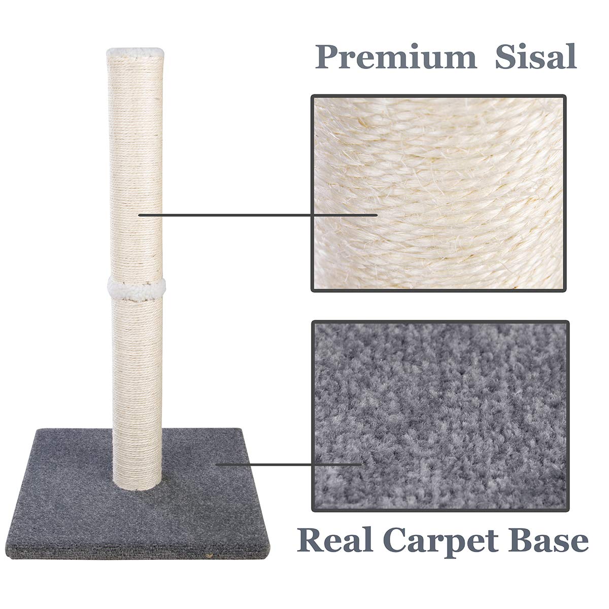 Dimaka sisal rope-wrapped post ready for satisfying scratches
