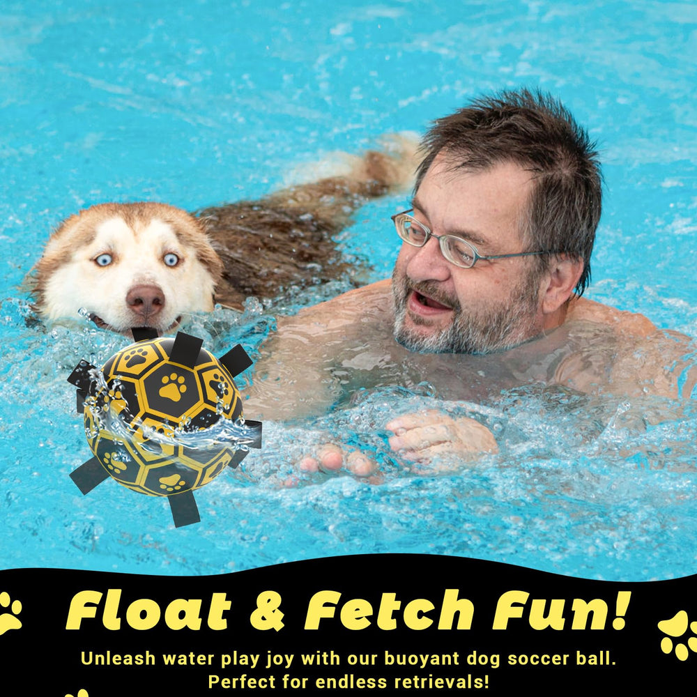 Diman ball ready for pool, lake, or beach playtime outdoors.