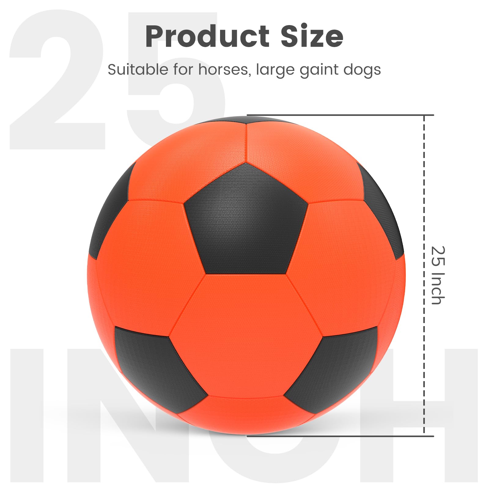 Diman Herding Ball used for dog training and energy burn.
