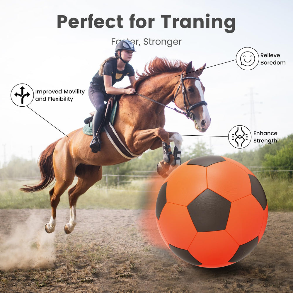 Diman Herding Ball on grass outdoors reduces boredom through active play.