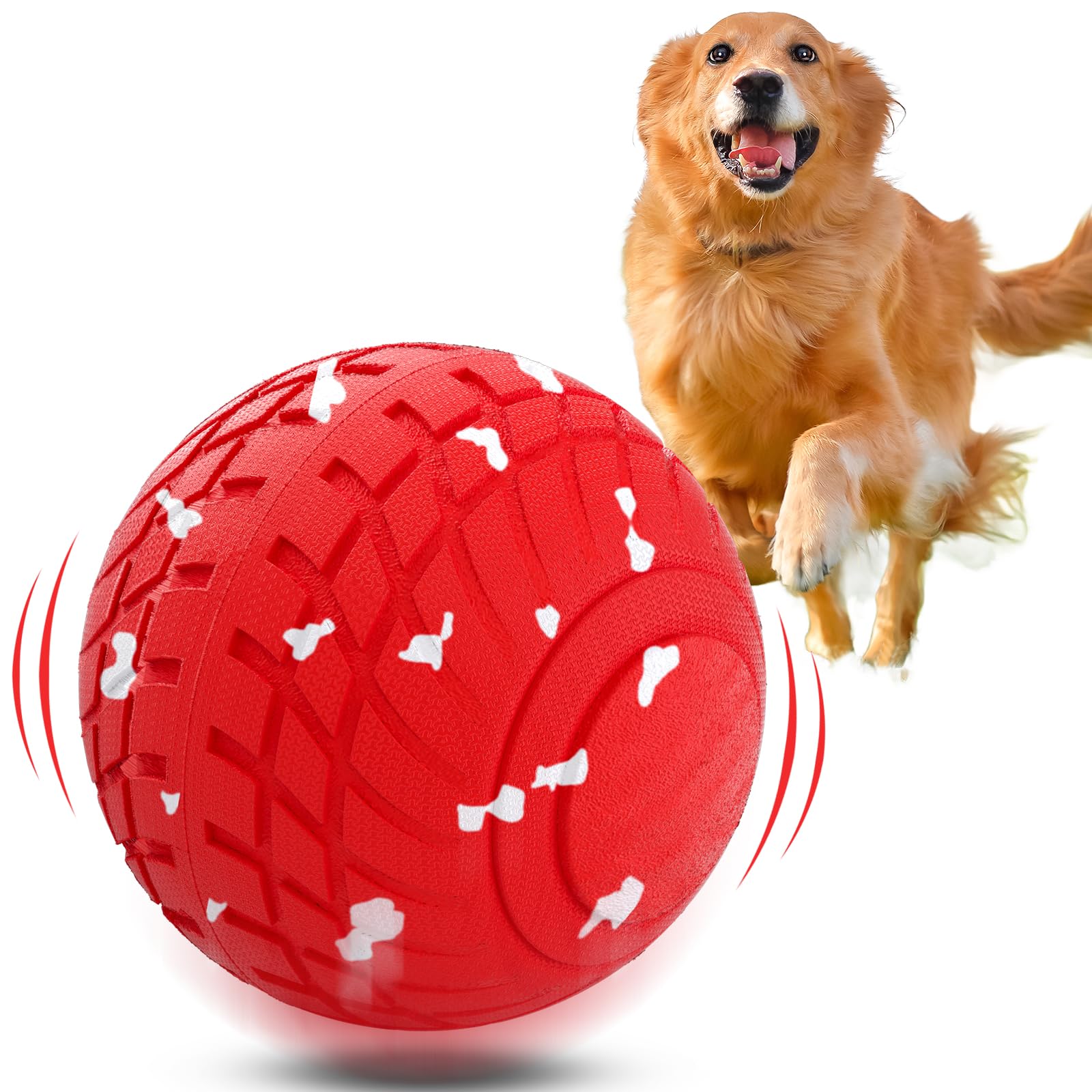 Diman interactive dog ball in motion engages dogs in a lively chase
